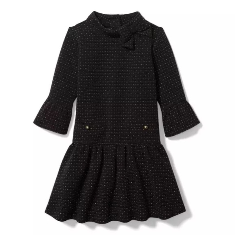 Janie And Jack black and gold girls dress like new size Small (Children’s)
